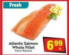 Save Mart Atlantic salmon whole fillet offer