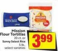 Mission flour tortillas