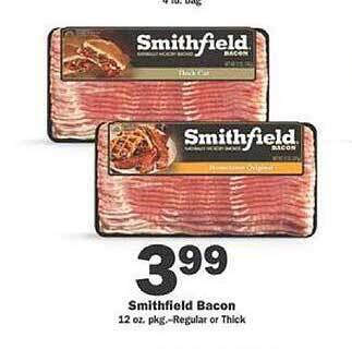 Schnucks Smithfield bacon offer