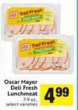 Oscar mayer deli fresh lunchmeat