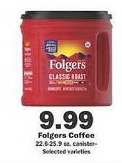 Schnucks Folgers coffee offer
