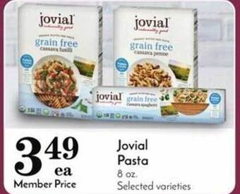 Pavilions Jovial pasta offer
