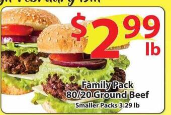 Wholesale Food Outlet Family pack 80 20 ground beef offer