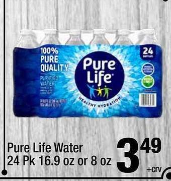 Super King Markets Pure life water offer