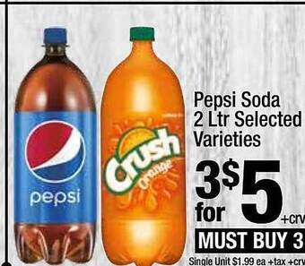 Super King Markets Pepsi soda offer