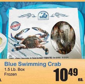 Times Supermarkets Blue swimming crab offer