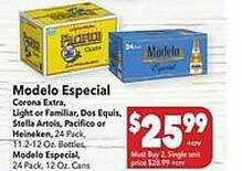 Vallarta Supermarkets Modelo especial offer