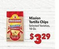 Vallarta Supermarkets Mission tortilla chips offer