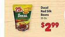 Vallarta Supermarkets Ducal red silk beans offer