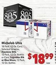 Vallarta Supermarkets Michelob ultra offer