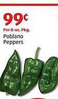 Aldi Poblano peppers offer