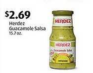 Aldi Herdez guacamole salsa offer