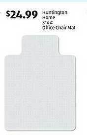 Aldi Huntington home 3'x4' office chair mat offer