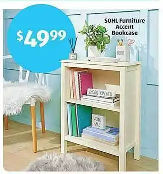 Aldi Sohl furniture accent bookcase offer