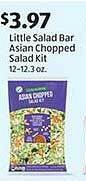Aldi Little salad bar asian chopped salad kit offer