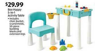 Aldi Bee happy 5-in-1 activity table offer