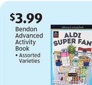 Aldi Bendon advanced activity book offer