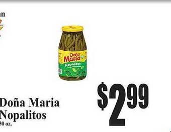 Baja Ranch Doña maria nopalitos offer