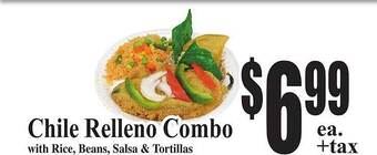 Baja Ranch Chile relleno combo offer