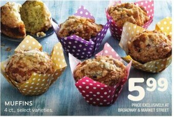 Albertsons Muffins 4 ct. offer