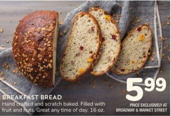 Albertsons Breakfast Bread offer