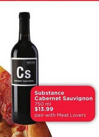 Cub Foods Substance cabernet sauvignon offer