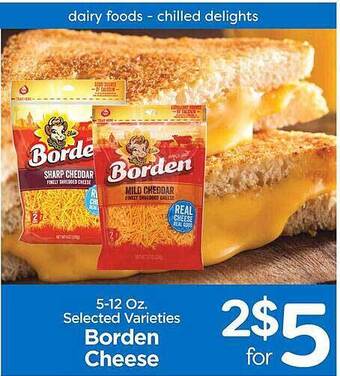 Edwards Food Giant Borden cheese offer