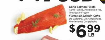 Food 4 Less Coho salmon fillets offer