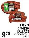 Foodarama Eddy's smoked sausage offer