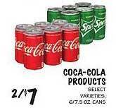 Foodarama Coca-cola products offer
