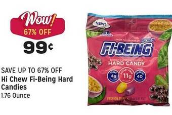 Grocery Outlet Hi chew fi-being hard candies offer
