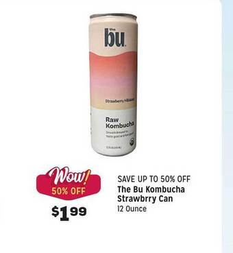 Grocery Outlet The bu kombucha strawberry can offer