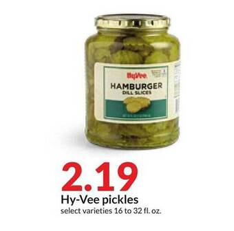 Hy-Vee Hy-vee pickles offer