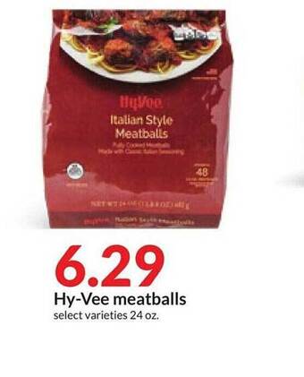 Hy-Vee Hy-vee meatballs offer