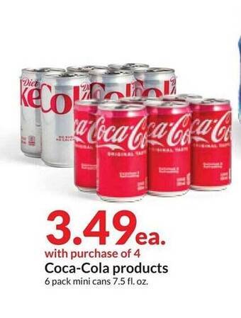 Hy-Vee Coca-cola products offer