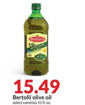 Hy-Vee Bertolli olive oil offer