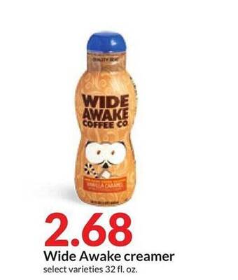 Hy-Vee Wide awake creamer offer