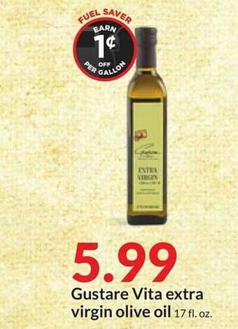 Hy-Vee Gustare vita extra virgin olive oil offer