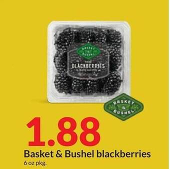 Hy-Vee Basket & bushel blackberries offer