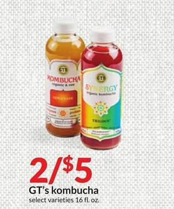 Hy-Vee Gt's kombucha offer