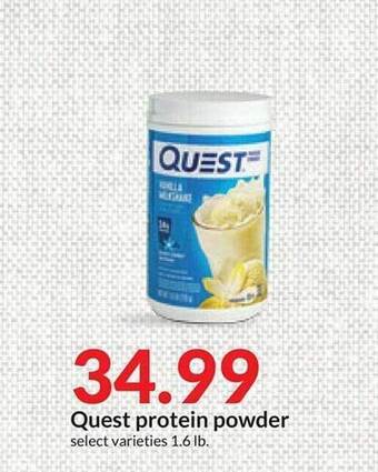 Hy-Vee Quest protein powder offer