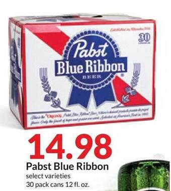 Hy-Vee Pabst blue ribbon offer