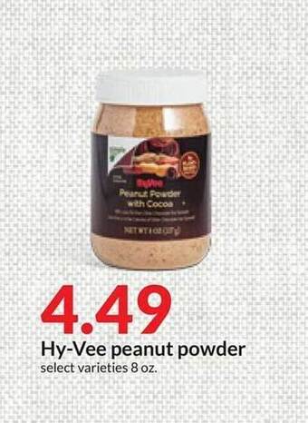 Hy-Vee Hy-vee peanut powder offer