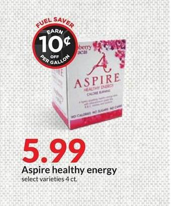 Hy-Vee Aspire healthy energy offer