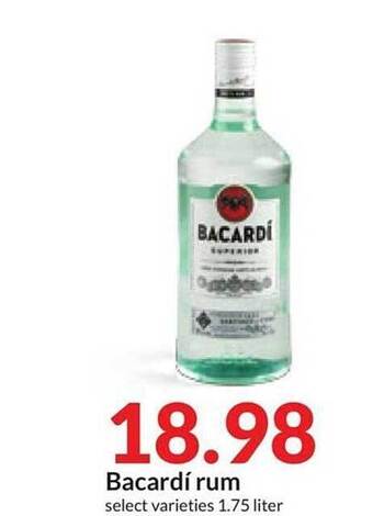 Hy-Vee Bacardí rum offer