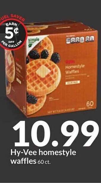 Hy-Vee Hy-vee homestyle waffles offer