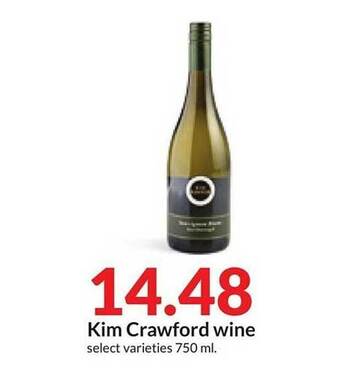 Hy-Vee Kim crawford wine offer