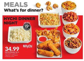 Hy-Vee Hychi dinner for 4 offer
