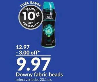 Hy-Vee Downy fabric beads offer
