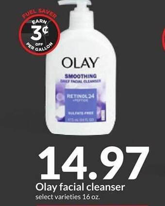 Hy-Vee Olay facial cleanser offer